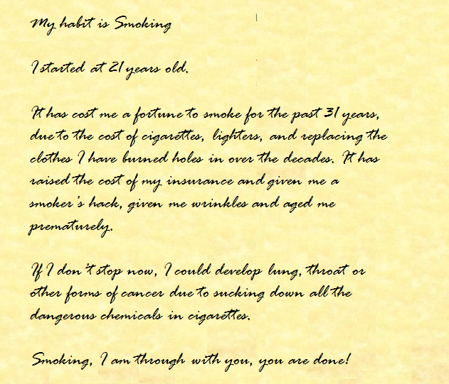 Essay about smoking